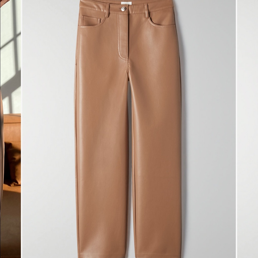 Wilfred Melina Cropped Pant in Camel